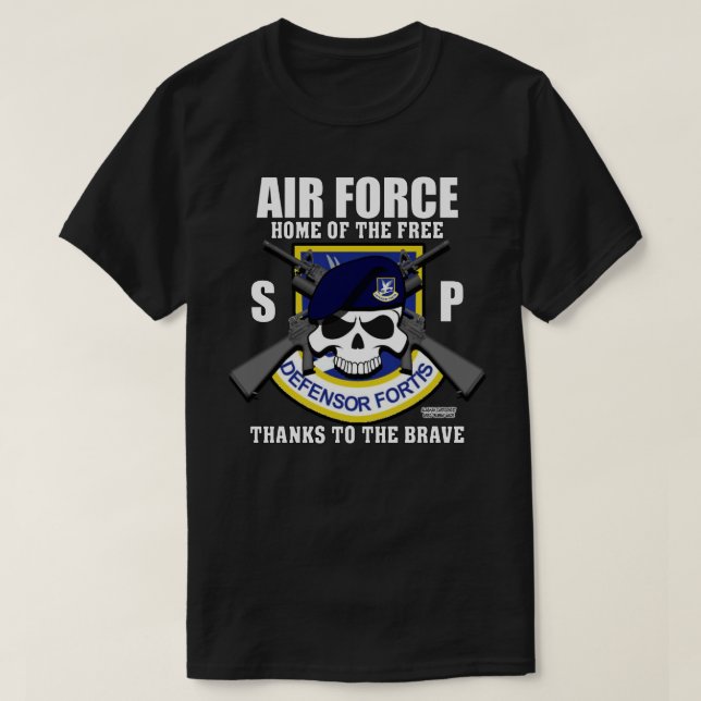 T-shirt USAF Forces de sécurité - Police de sécurité Vétér (Design devant)