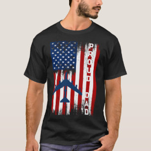 T-shirt Usafa Merch Fier de l'armée de l'air Papa Son oncl