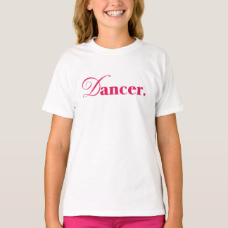 T-shirt Usage de pratique en matière de danse de "danseur"