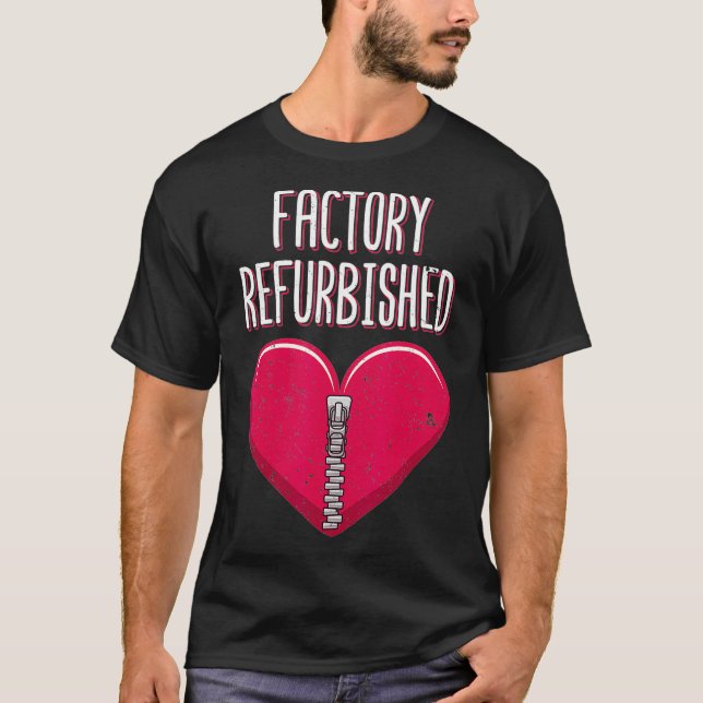 T-shirt Usine rénovée Obtenez Bien Chirurgie Coeur Cadeau (Devant)