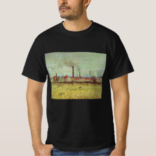 T-shirt Usines à Asnières par Vincent van Gogh