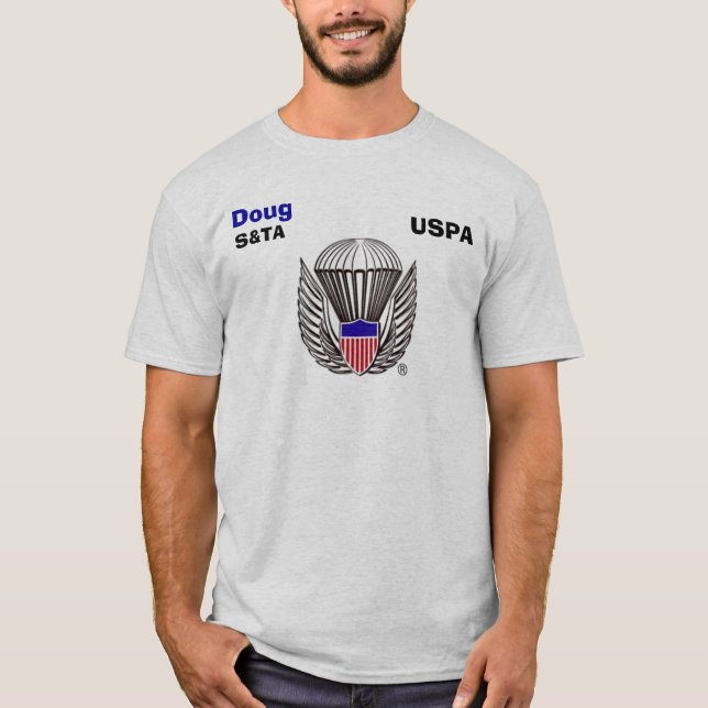 T-shirt uspa.logo, USPA, Doug, S&TA (Devant)