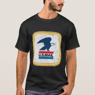 T-shirt Usps - Sceau De Courrier Américain