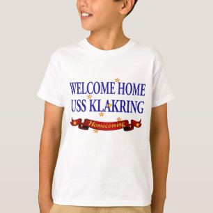 T-shirt USS à la maison bienvenu Klakring