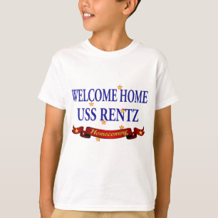 T-shirt USS à la maison bienvenu Rentz