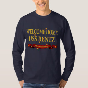 T-shirt USS à la maison bienvenu Rentz