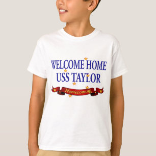 T-shirt USS à la maison bienvenu Taylor