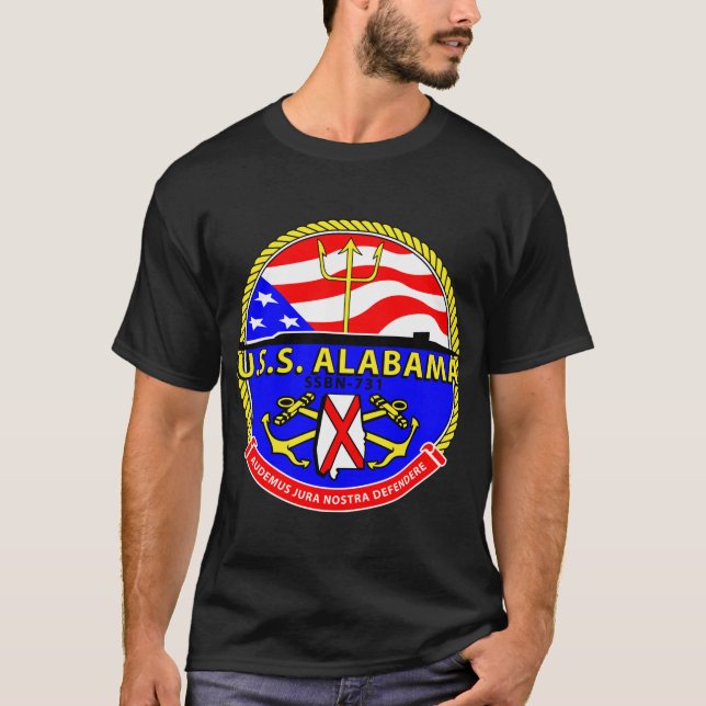 T-shirt USS Alabama (Devant)