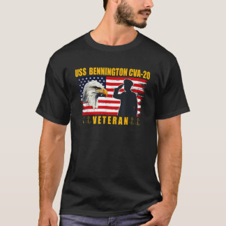 T-shirt USS Bennington CVA 20 porte-avions anciens combatt