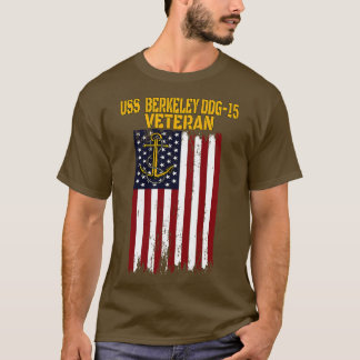 T-shirt USS Berkeley DDG15 Détroyer Anciens Pères de la Fê