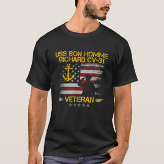 T-shirt USS Bon Homme Richard CV 31 Avion Carrier Veter