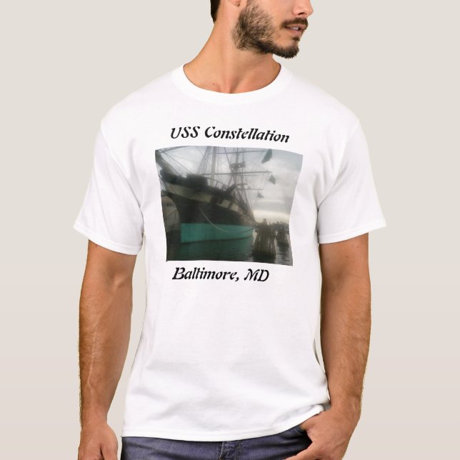 T-shirt USS Constellation (Devant)