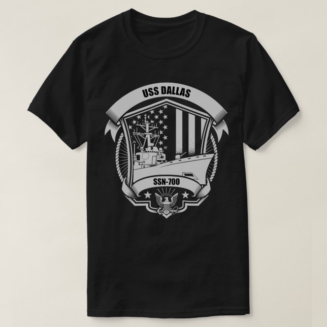 T-shirt USS Dallas SSN700 (Design devant)