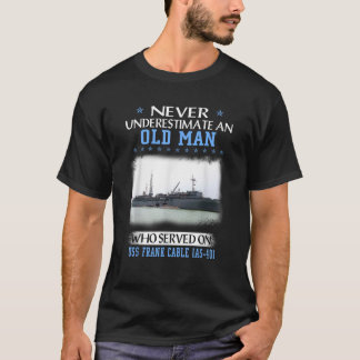 T-shirt USS Frank Cable AS 40 Veterans Day Père Day Don