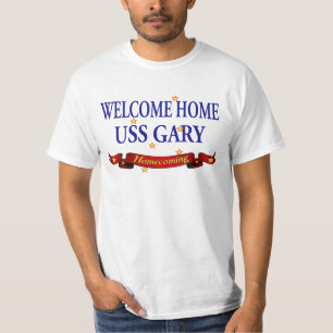 T-shirt USS Gary à la maison bienvenu