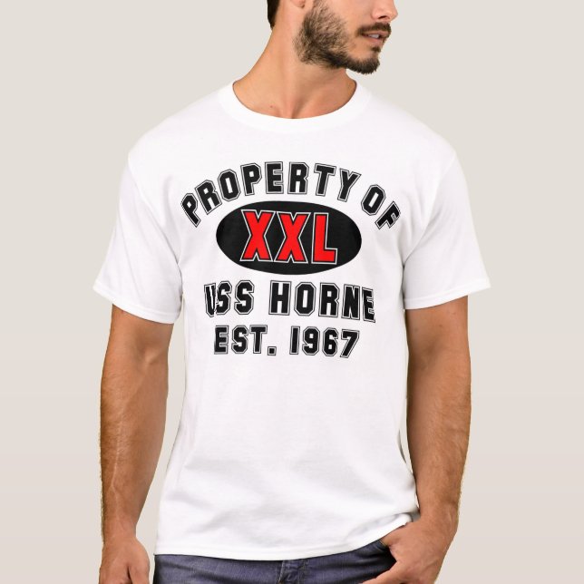 T-shirt USS Horne (Devant)