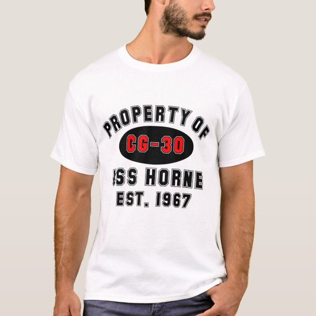 T-shirt USS Horne (Devant)