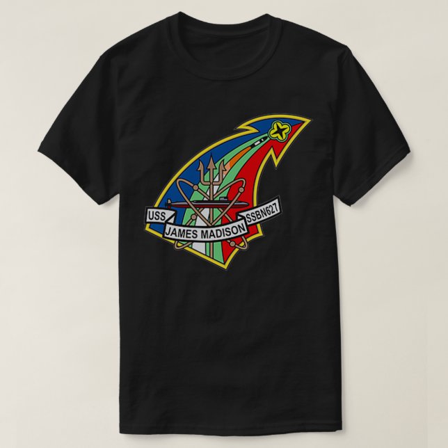 T-shirt USS James Madison SSBN627  (Design devant)