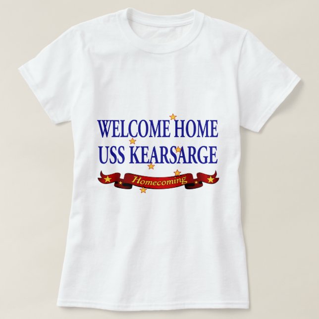T-shirt USS Kearsarge à la maison bienvenu (Design devant)