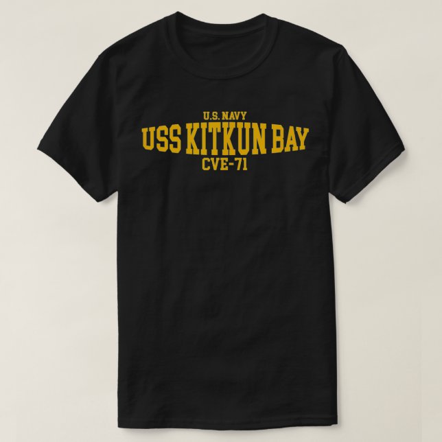 T-shirt USS Kitkun Bay CVE71 (Design devant)
