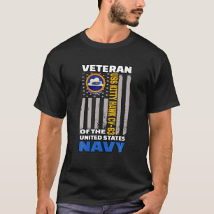 T-shirt USS Kitty Hawk CV-63 Journée des vétérans des tran