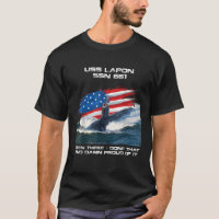 USS Lapon SSN 661 Sous-marin américain Drapeau Vét