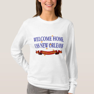 T-shirt USS New Orleans à la maison bienvenu