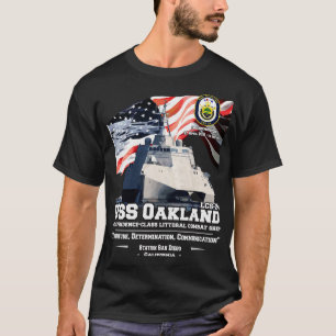 T-shirt USS Oakland LCS24 Comcomba littorale indépendant e