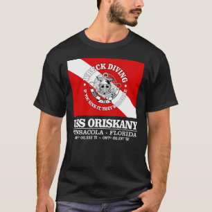 T-shirt USS Oriskany (les meilleures épaves)