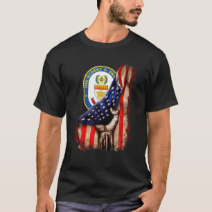 T-shirt USS Robert G. Drapeau américain Bradley FFG-49