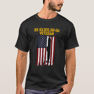 T-shirt USS Sea Devil SSN 664 Jour des anciens combattants