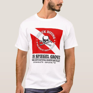 T-shirt USS Spiegel Grove (meilleures épaves)