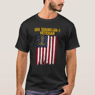 T-shirt USS Tarawa LHA 1 Bataille amphibie Vétérans