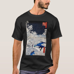 T-shirt Utagawa Hiroshige - Pont des tambours à Meguro