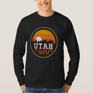 T-shirt Utah Appelle Et Je Dois Aller Dans Les Montagnes