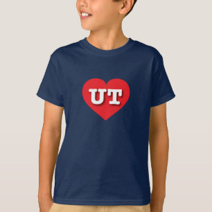 T-shirt Utah Red Heart - J'aime UT