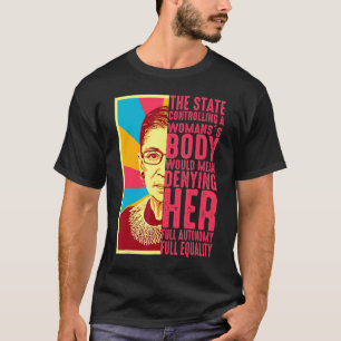 T-shirt Uterus Mon Corps Mon Choix Pro Choice Feminist Wom