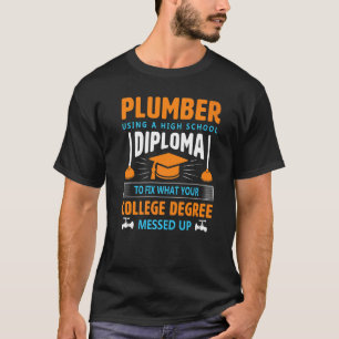 T-shirt Utilisation D'Un Diplôme Secondaire Ingénieur Chau