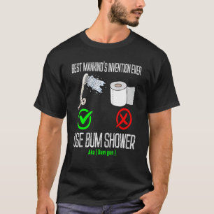 T-shirt utiliser bum douche meilleure invention de l'human