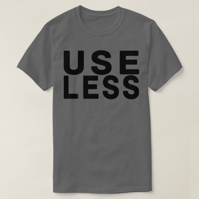 T-shirt Utiliser moins 2 (Design devant)
