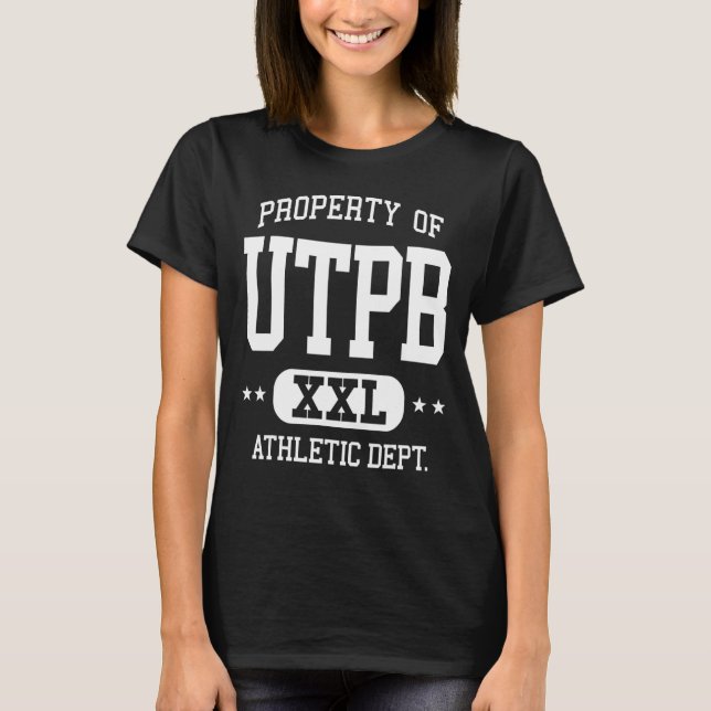 T-shirt UTPB Retro Athletic Property Dept (Devant)