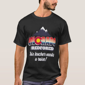 T-shirt V16 Colorado RedForEd Strike United Teacher Protes