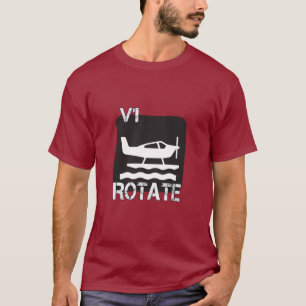 T-shirt V1 Rotate - Amateurs d'avion - Présentation du pil