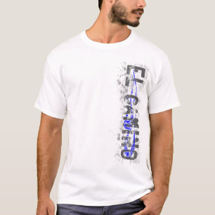 T-shirt v2 bleu d'EL Camino Vert