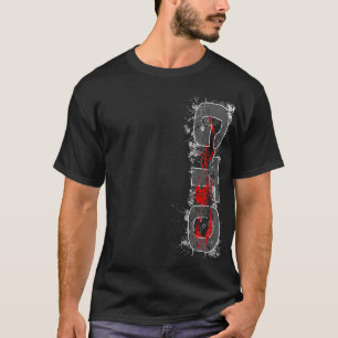 T-shirt v2 rouge de GTO Vert