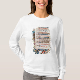 T-shirt V.25-3 Fol.12v le mois de décembre