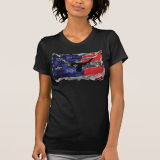 T-shirt V-Cou rustique de Longhorn