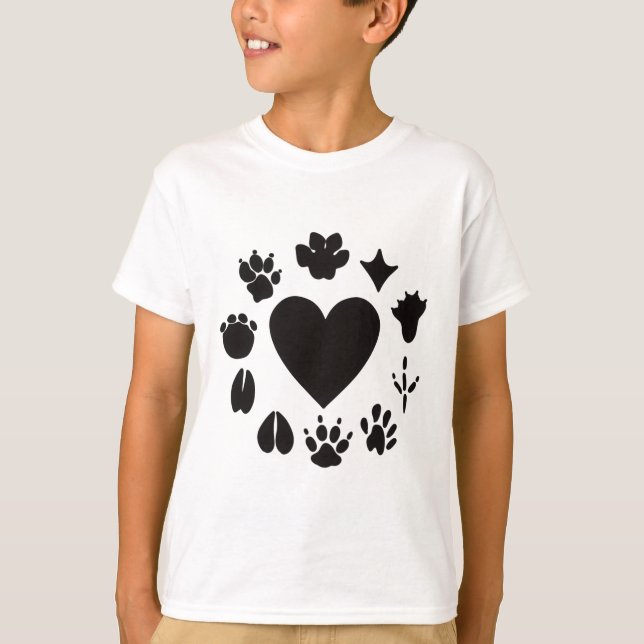 T-shirt V est pour la médecine vétérinaire (Devant)