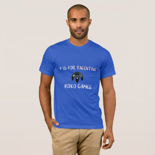 T-shirt V est pour les jeux vidéo Version blanche