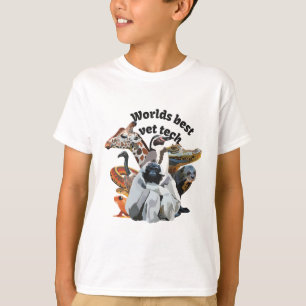 T-shirt V est pour Vet Tech ( The World's Best Vet Tech)